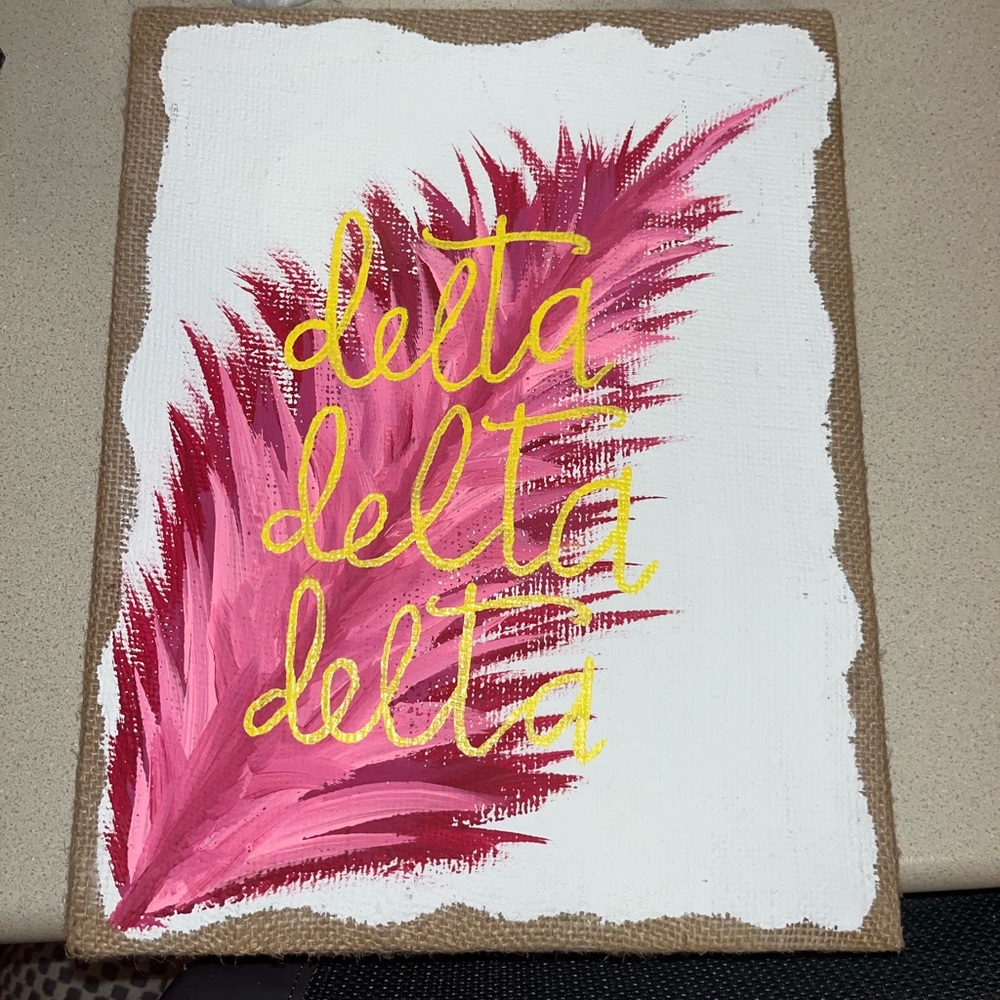 Tri delta canvas